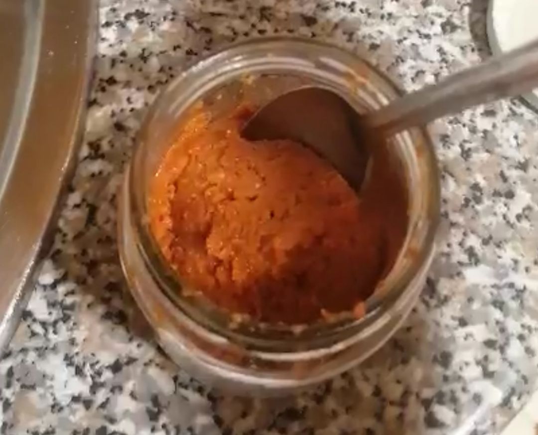 Sobrasada vegana. Paso 2 Sobrasada vegana. Paso 2