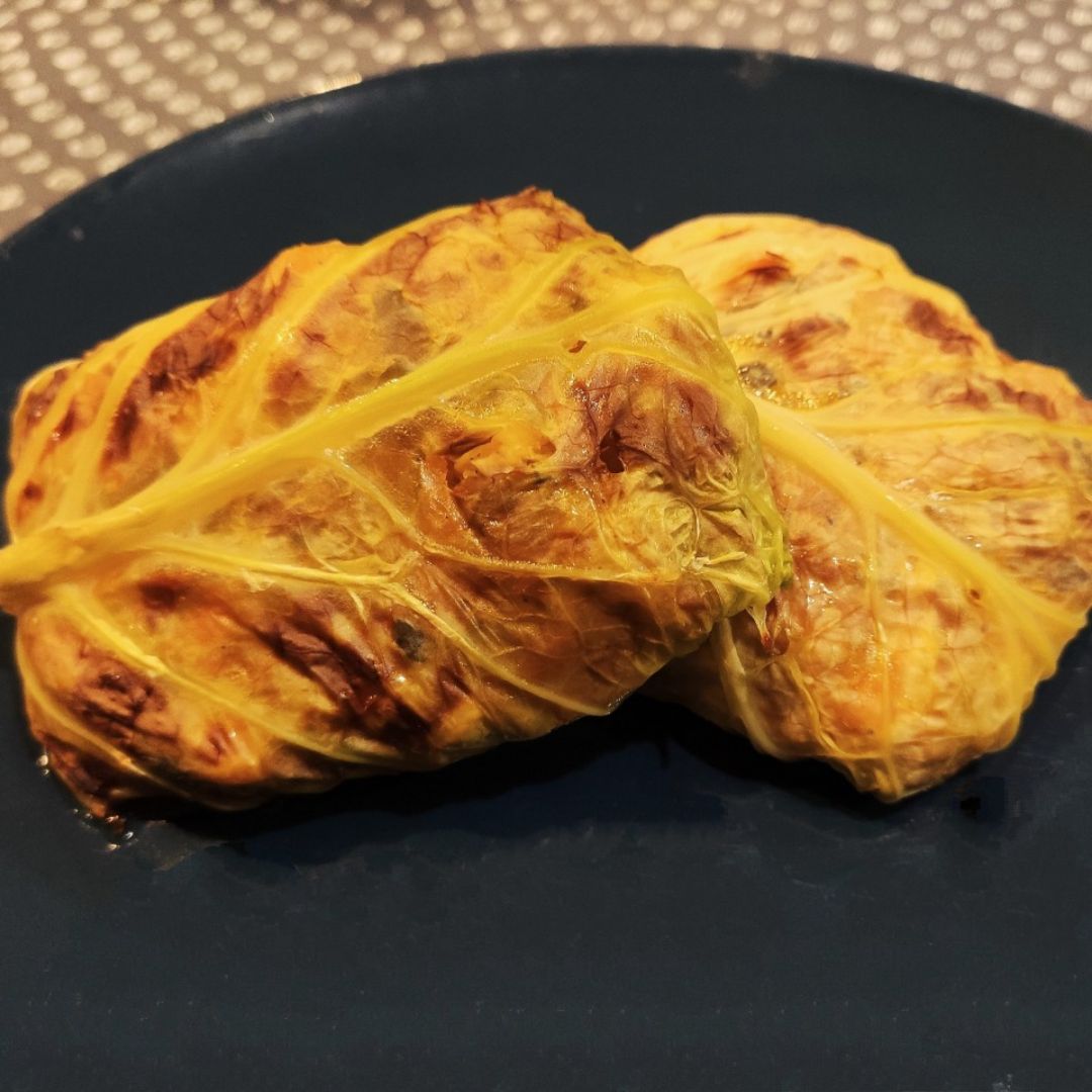 Rollitos de primavera de col/repollo Rollitos de primavera de col/repollo