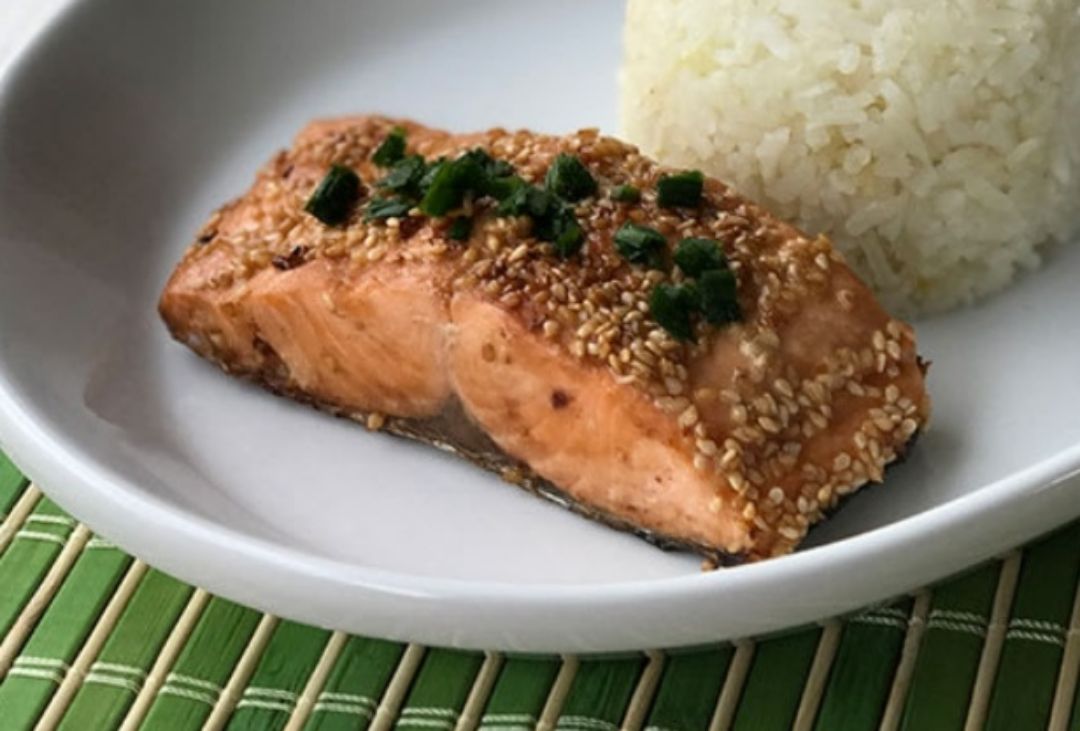Salmón con sésamo y soja 🐟 Salmón con sésamo y soja 🐟