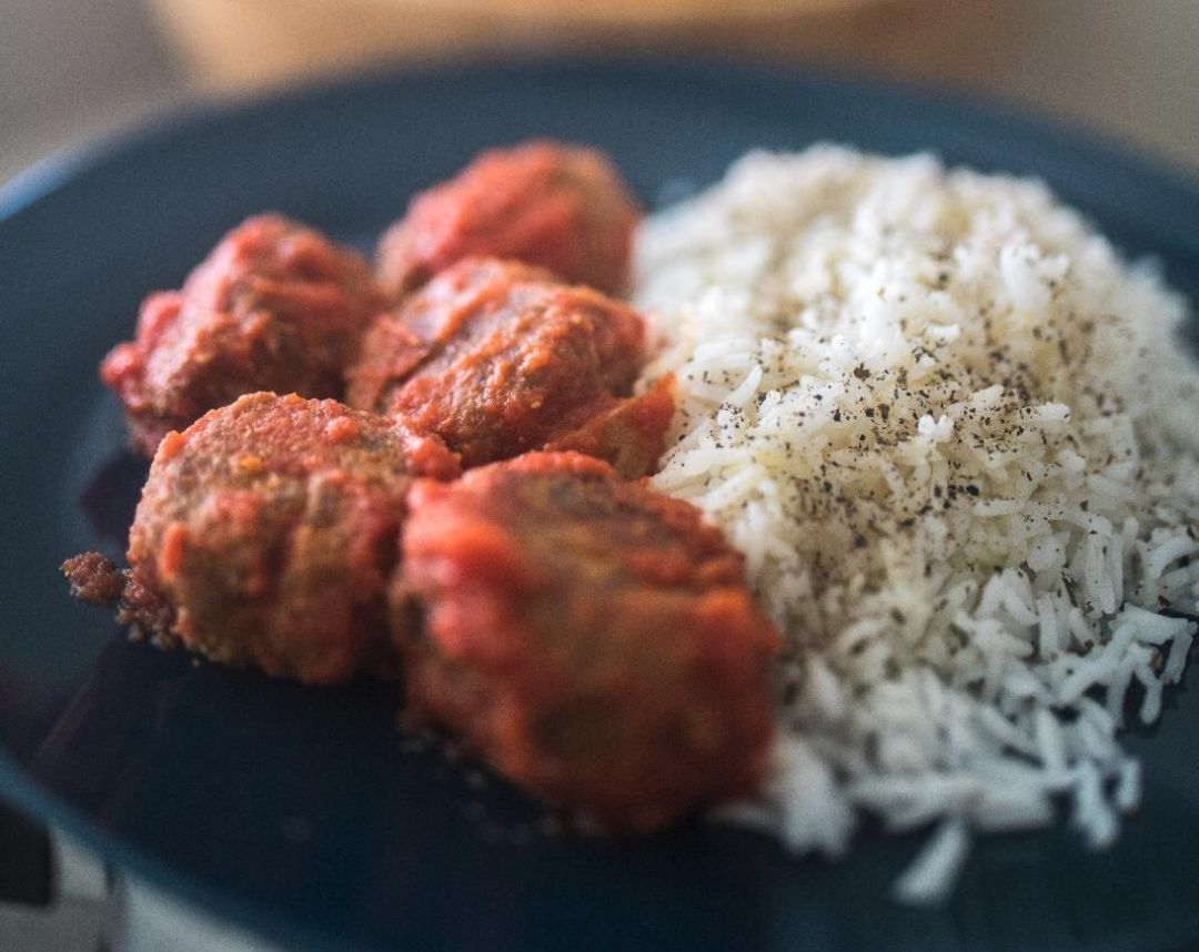 Albóndigas de berenjena y carne Albóndigas de berenjena y carne