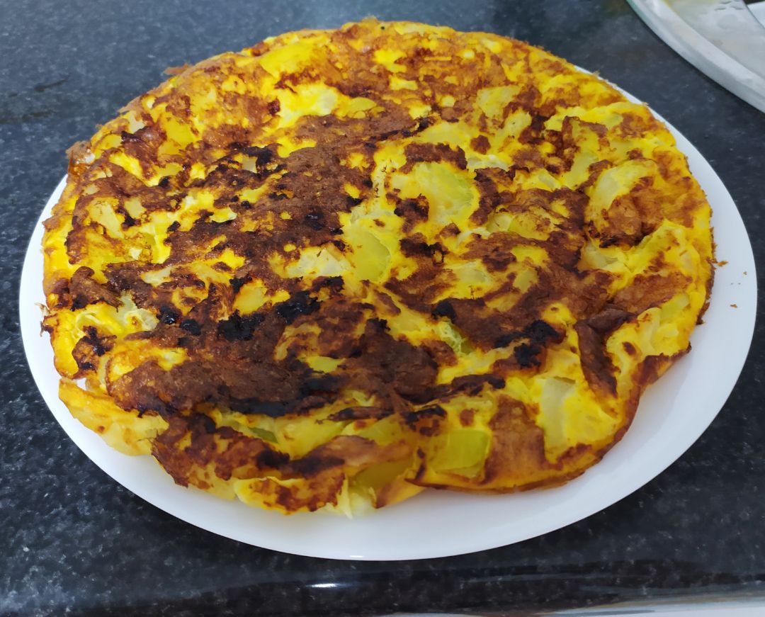 Tortilla de calabacín Tortilla de calabacín