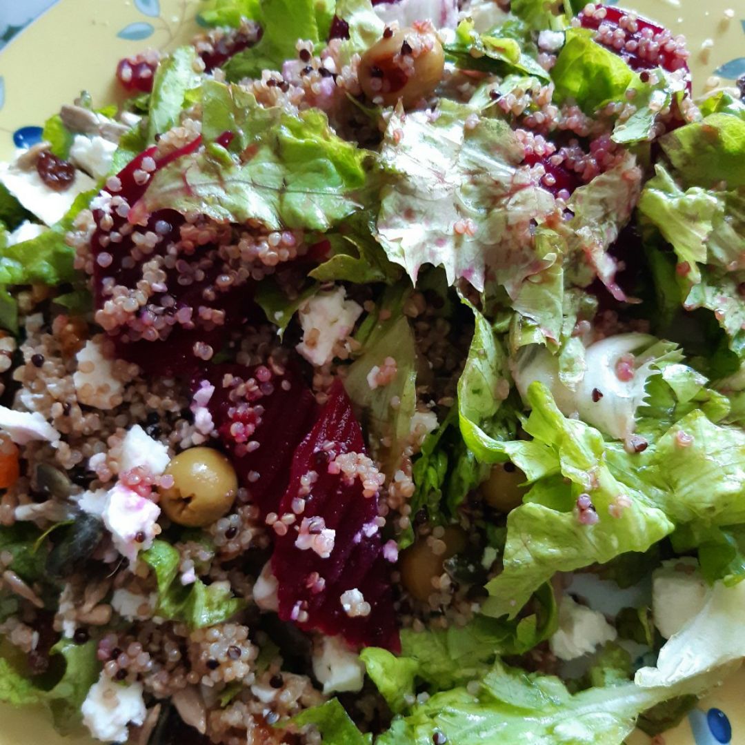Ensalada rápida con quinoa Ensalada rápida con quinoa