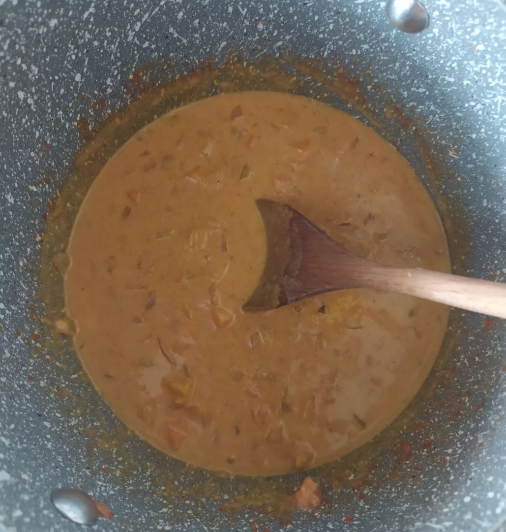 Tofu al curry con arroz integral Paso 2 Tofu al curry con arroz integral Paso 2
