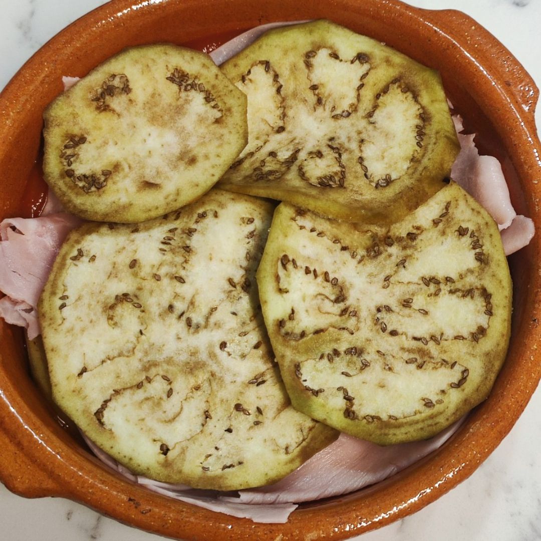 Pastel de berenjena 🍆 Paso 5 Pastel de berenjena 🍆 Paso 5
