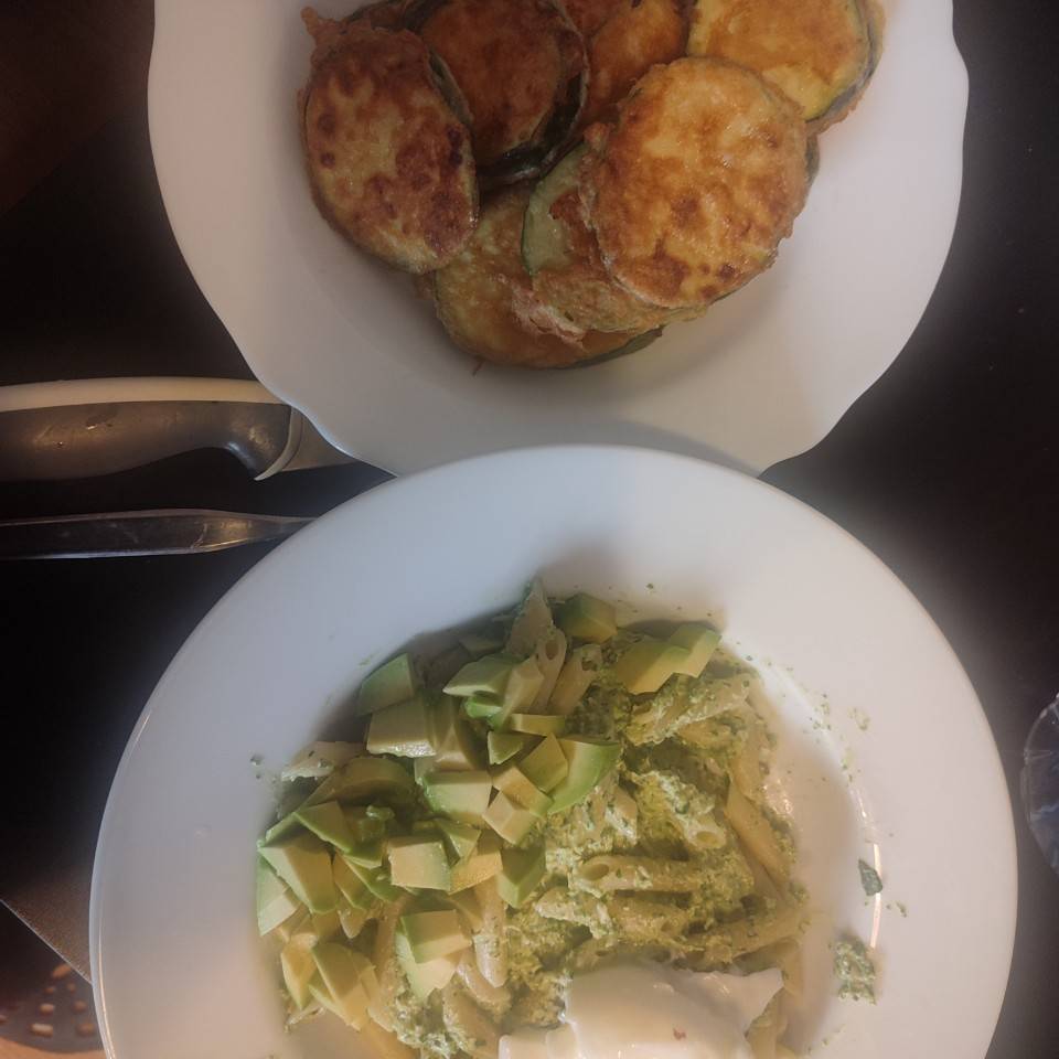 Pasta Green Goddess con pollo