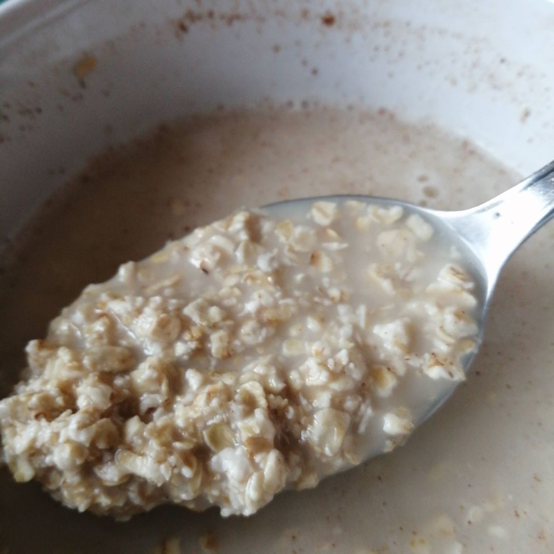 Bebida de avena con copos de avena Bebida de avena con copos de avena
