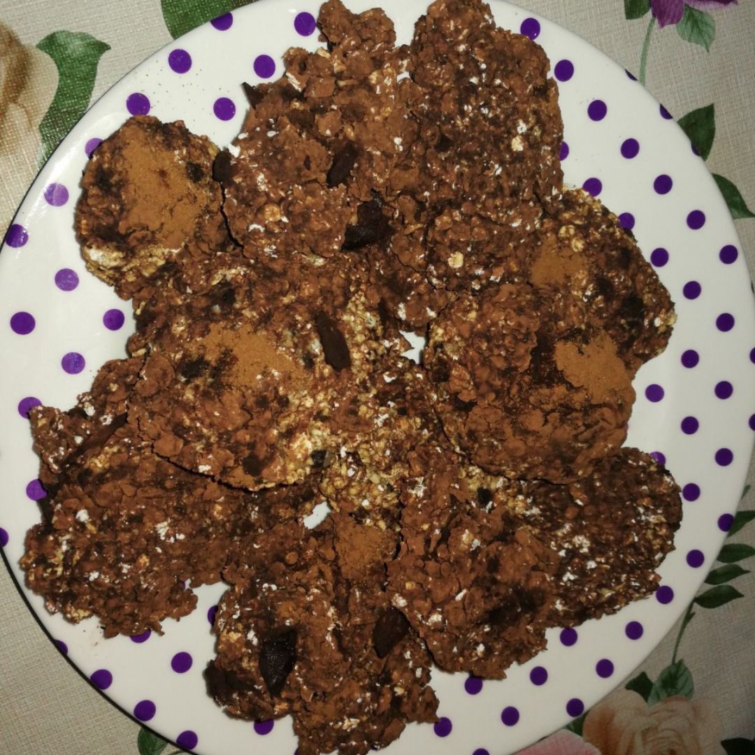 Galletas de aven a platano cacao y canela Galletas de aven a platano cacao y canela