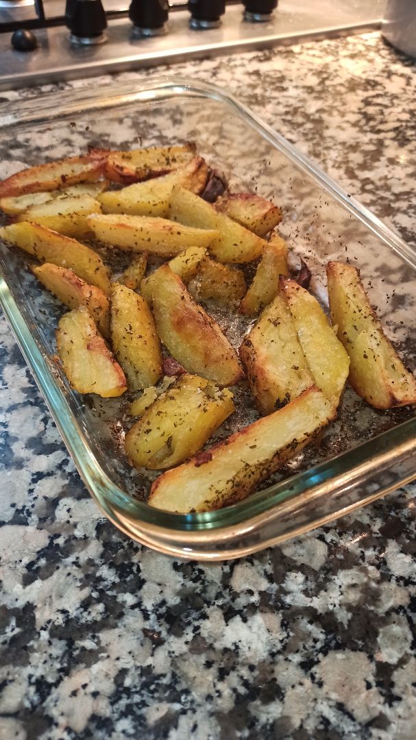 Patatas con limón y perejil Patatas con limón y perejil