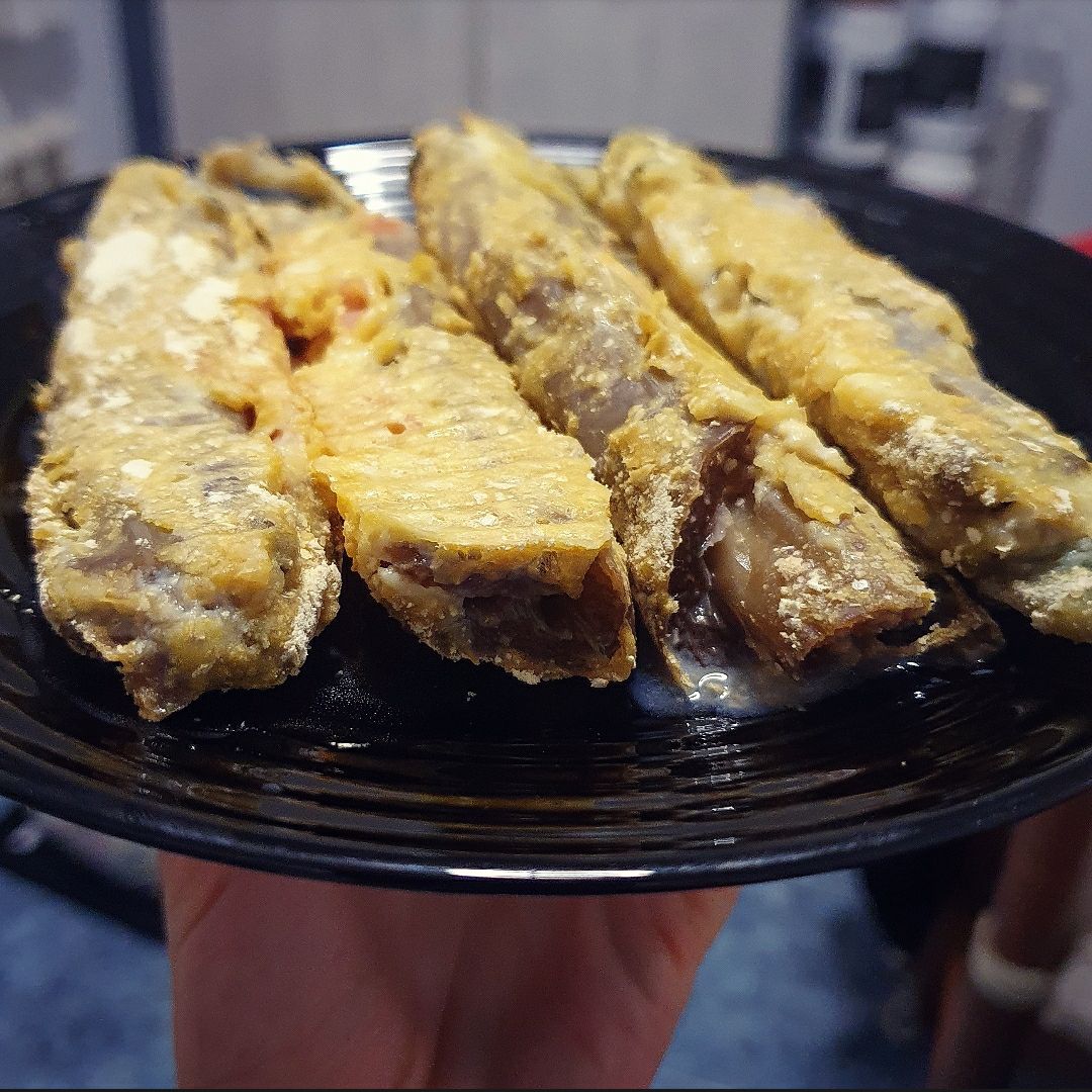 Pencas rellenas de jamon y queso Pencas rellenas de jamon y queso