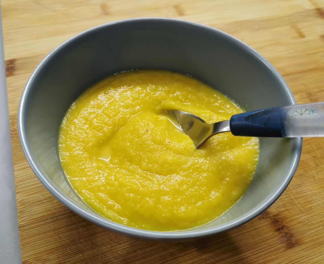 Crema de calabacín y zanahoria Crema de calabacín y zanahoria