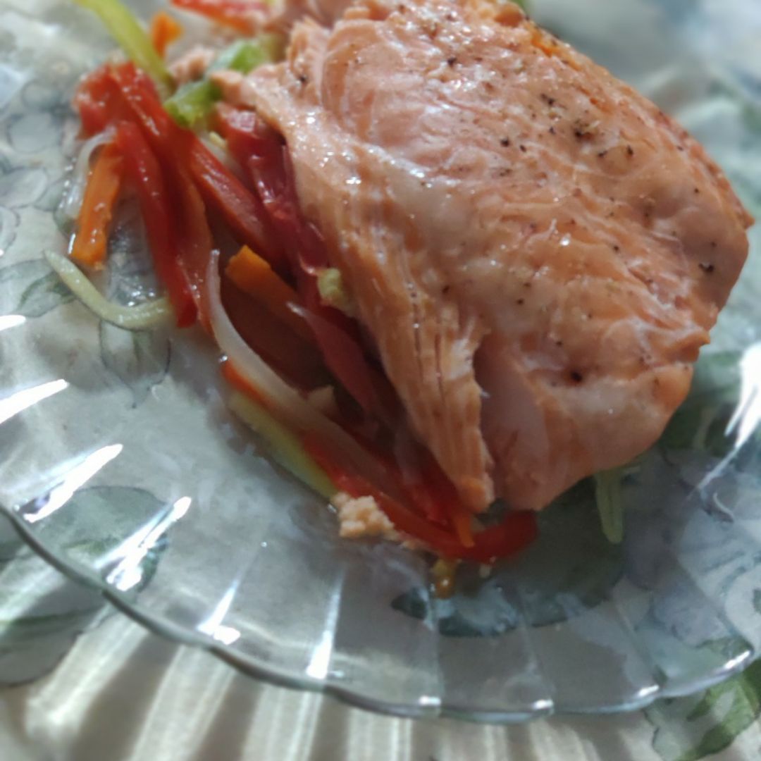 Papillote de salm贸n 馃構馃構 Papillote de salm贸n 馃構馃構