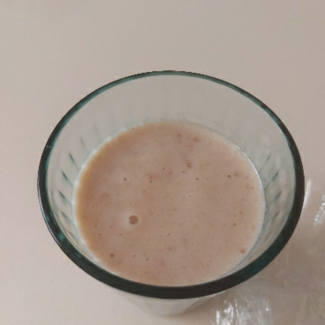 Batido de fresas y plátano