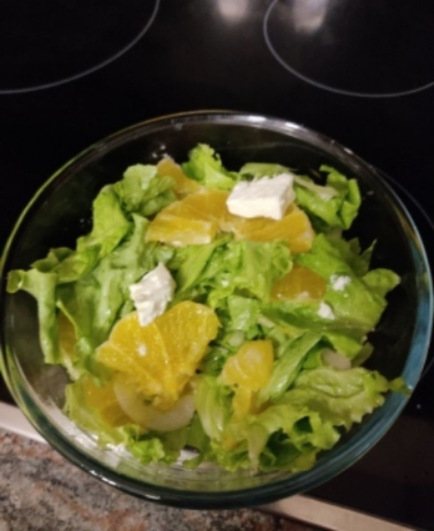 Ensalada de naranja y queso feta Ensalada de naranja y queso feta