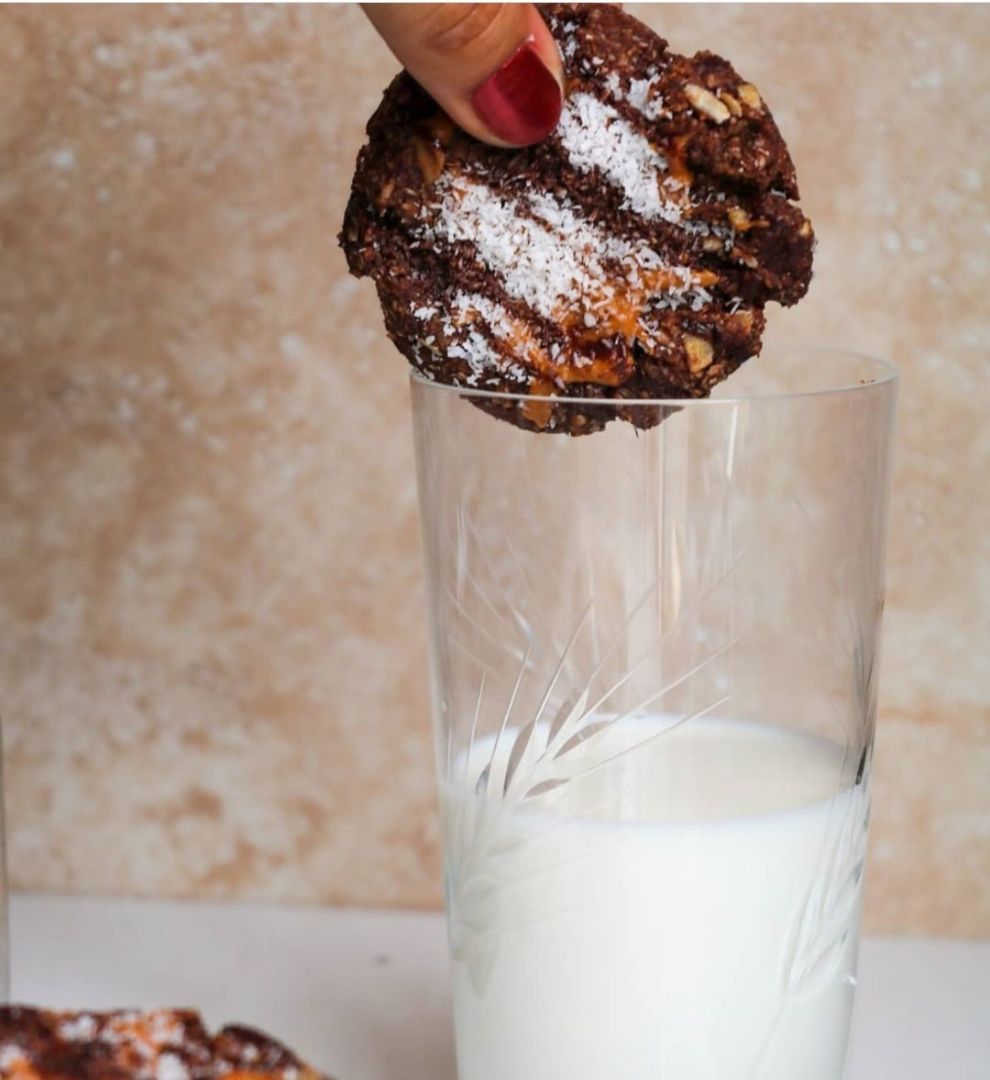 Galletas sin horno de coco, cacahuete y chocolate Paso 5 Galletas sin horno de coco, cacahuete y chocolate Paso 5