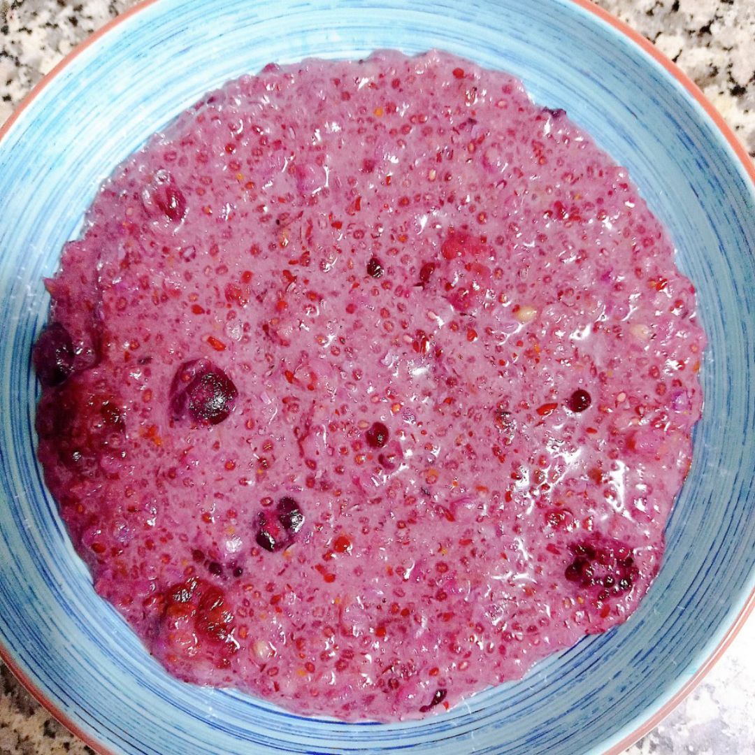 Mágnum porridge de sarraceno, moras y arándanos 🫐 Paso 3 Mágnum porridge de sarraceno, moras y arándanos 🫐 Paso 3