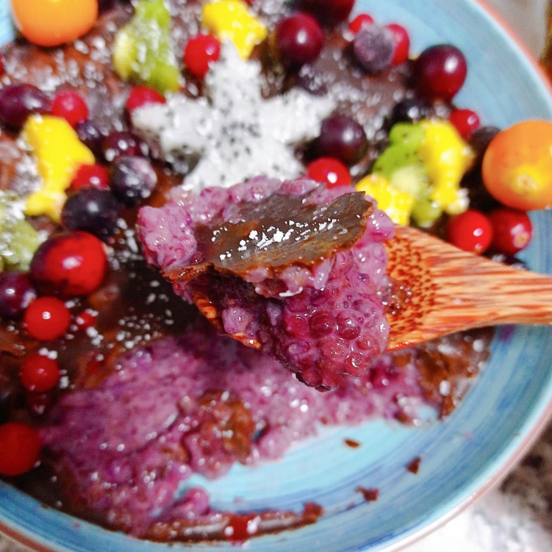 Mágnum porridge de sarraceno, moras y arándanos 🫐 Paso 5 Mágnum porridge de sarraceno, moras y arándanos 🫐 Paso 5