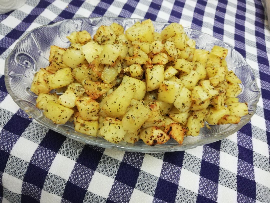 Patatas al horno con especias Patatas al horno con especias