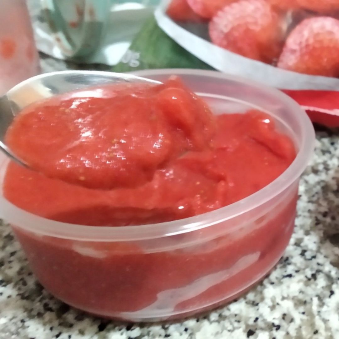 Helado de fresa Helado de fresa