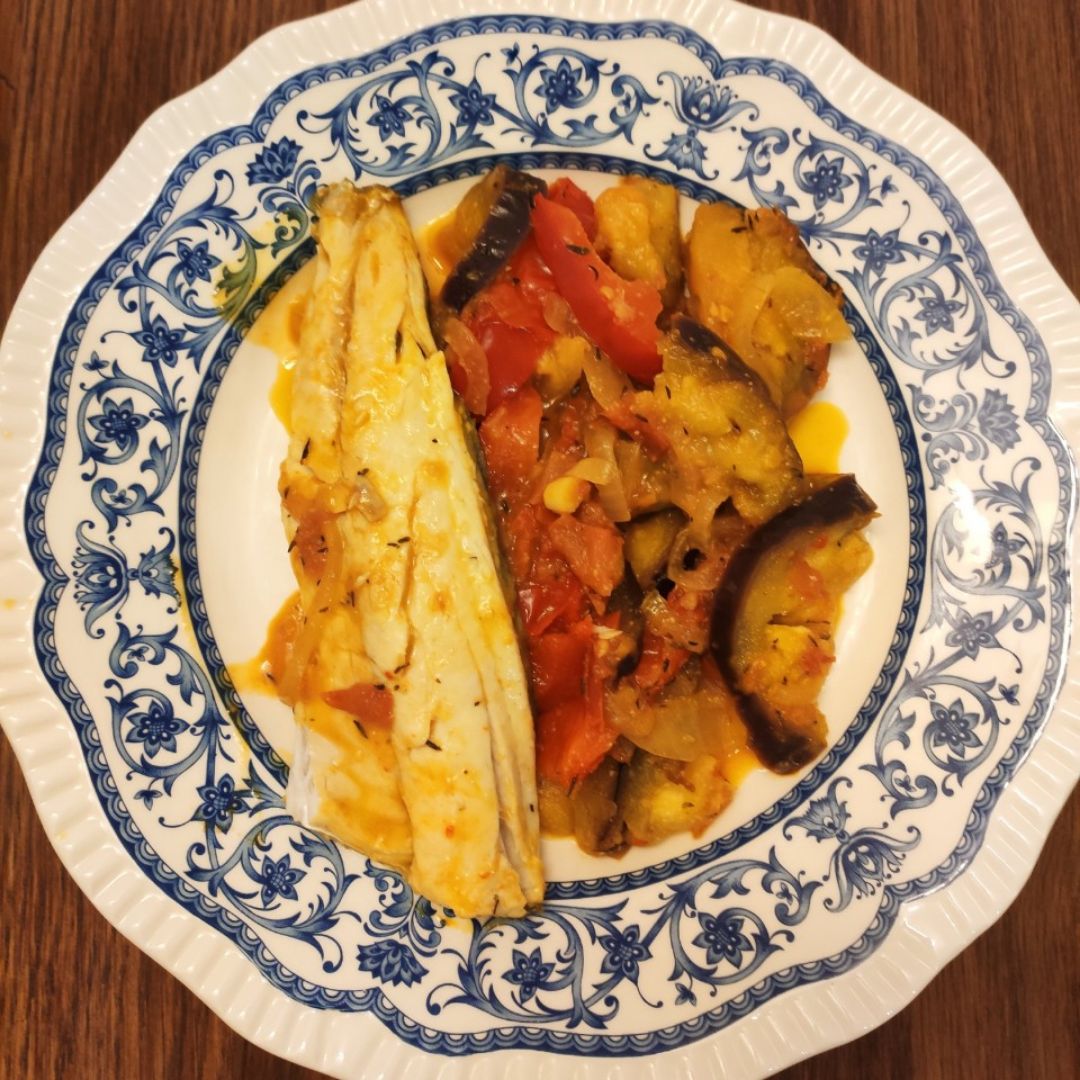 Lubina guisada rápida Lubina guisada rápida