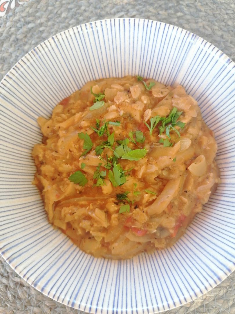 Risotto sin arroz Paso 2