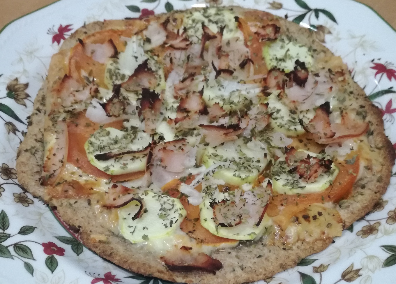 Pizza masa integral sin reposo
