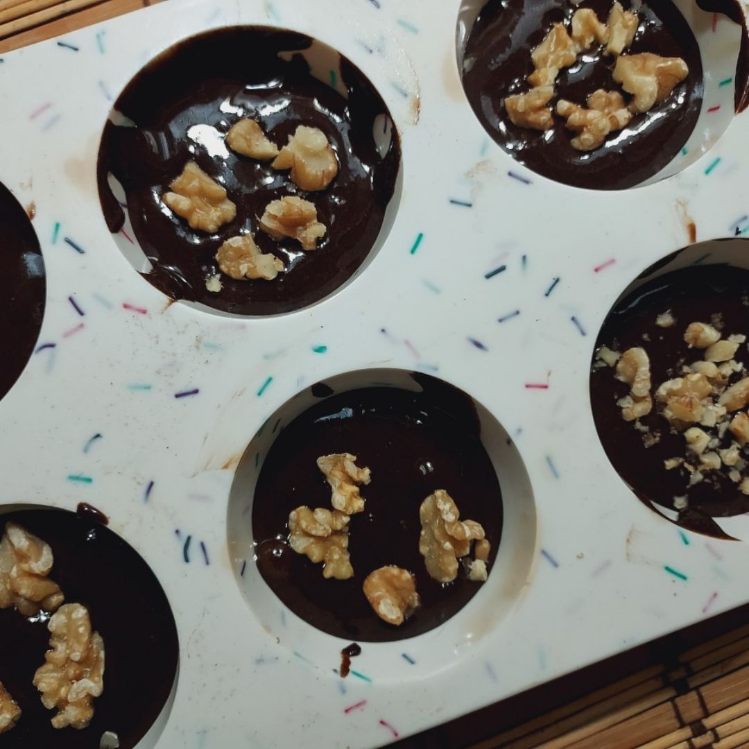 Muffins de algarroba 🧁 Paso 3 Muffins de algarroba 🧁 Paso 3