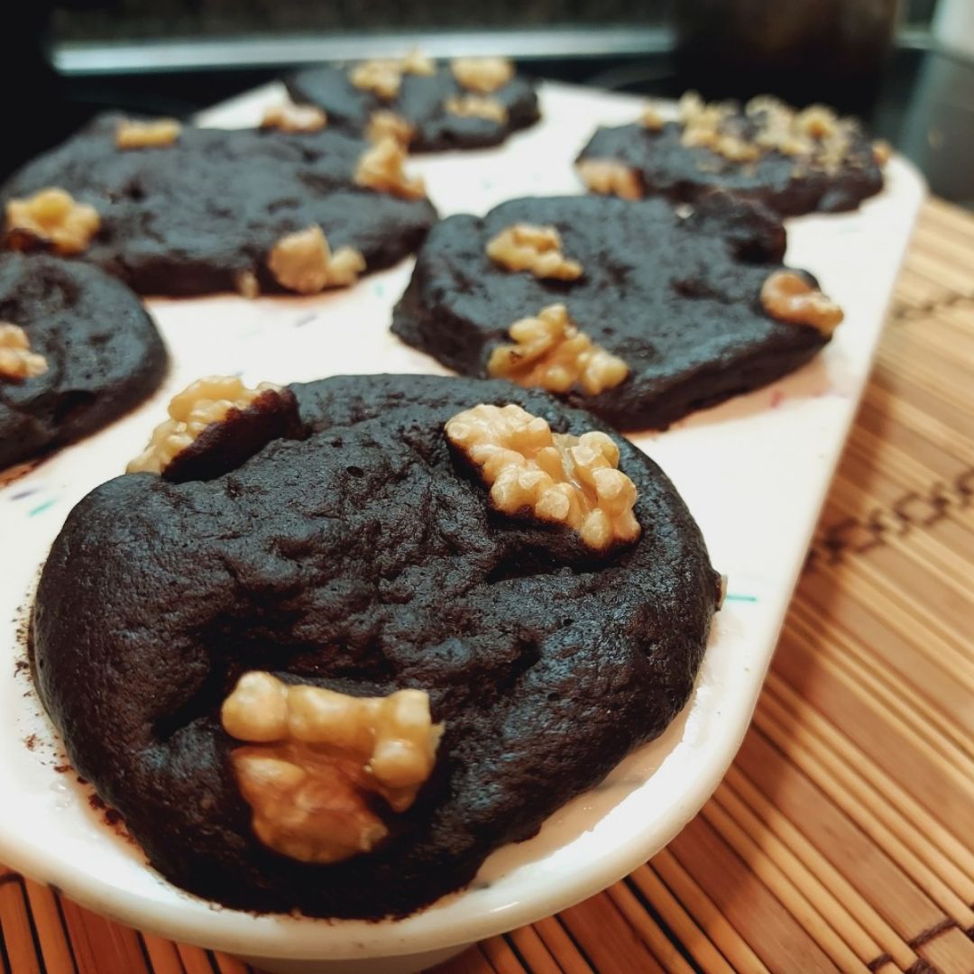 Muffins de algarroba 🧁 Paso 4 Muffins de algarroba 🧁 Paso 4