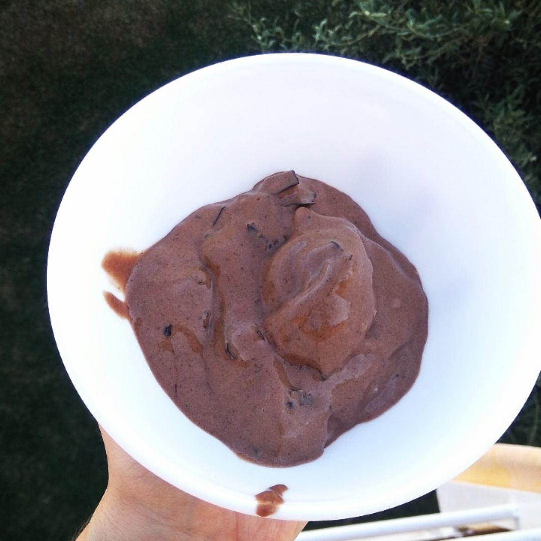 Helado de plátano con CROCANTI🍦🍫😌🤤 Helado de plátano con CROCANTI🍦🍫😌🤤