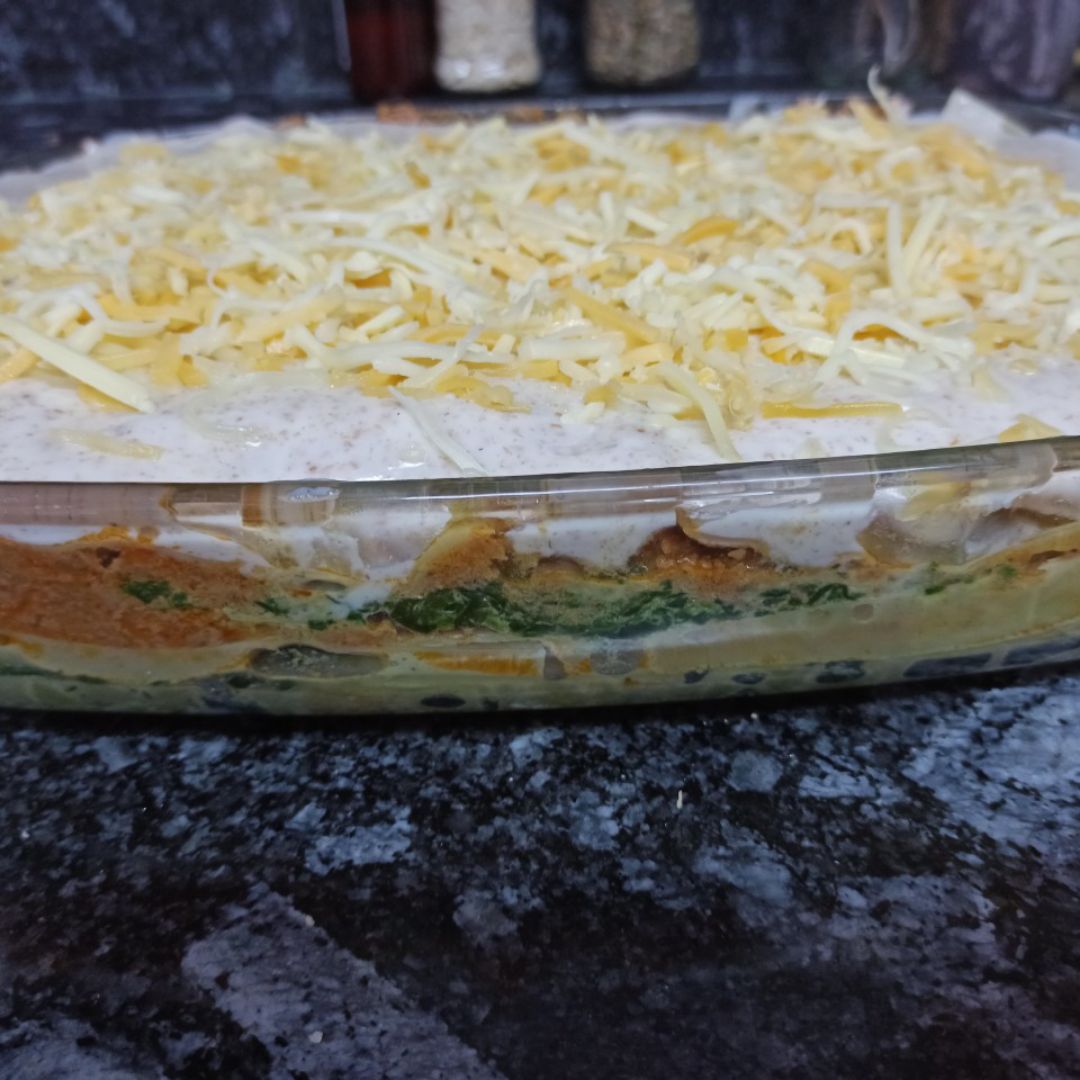 Lasaña de carne y espinacas con gorgonzola Paso 6 Lasaña de carne y espinacas con gorgonzola Paso 6