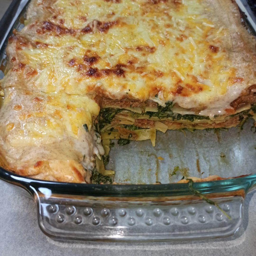 Lasaña de carne y espinacas con gorgonzola Paso 7 Lasaña de carne y espinacas con gorgonzola Paso 7