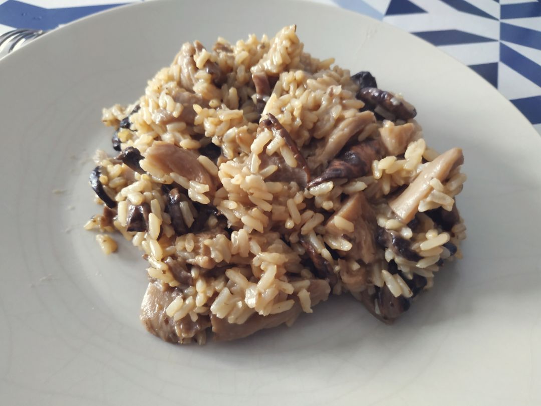 Risotto de setas y champiñones Risotto de setas y champiñones