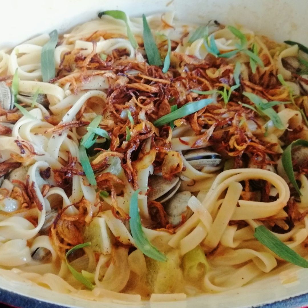 Espaguetis caldosos, receta by David Muñoz 🍜 Espaguetis caldosos, receta by David Muñoz 🍜