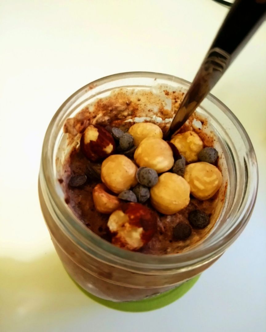 Avena nocturna de cacao Avena nocturna de cacao