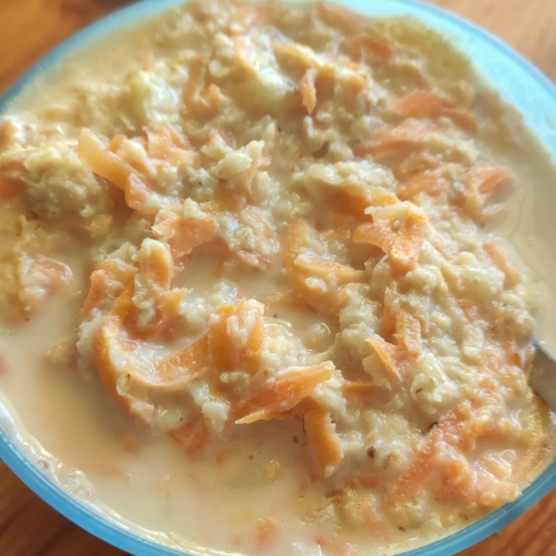 Avena estilo tarta zanahoria Avena estilo tarta zanahoria