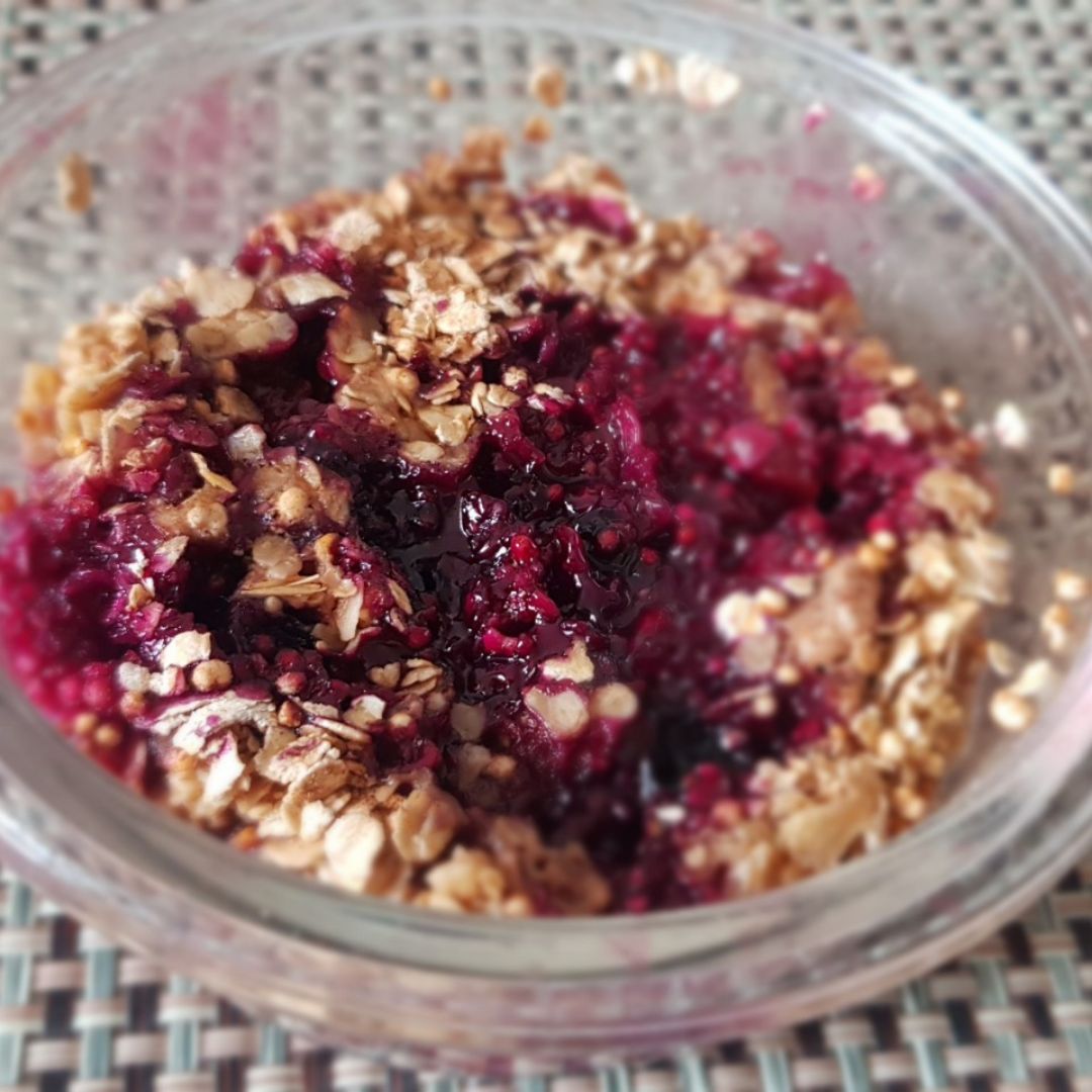 Crumble de frutos rojos Crumble de frutos rojos