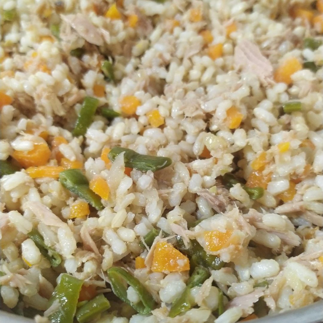 Arroz integral con escombros Arroz integral con escombros