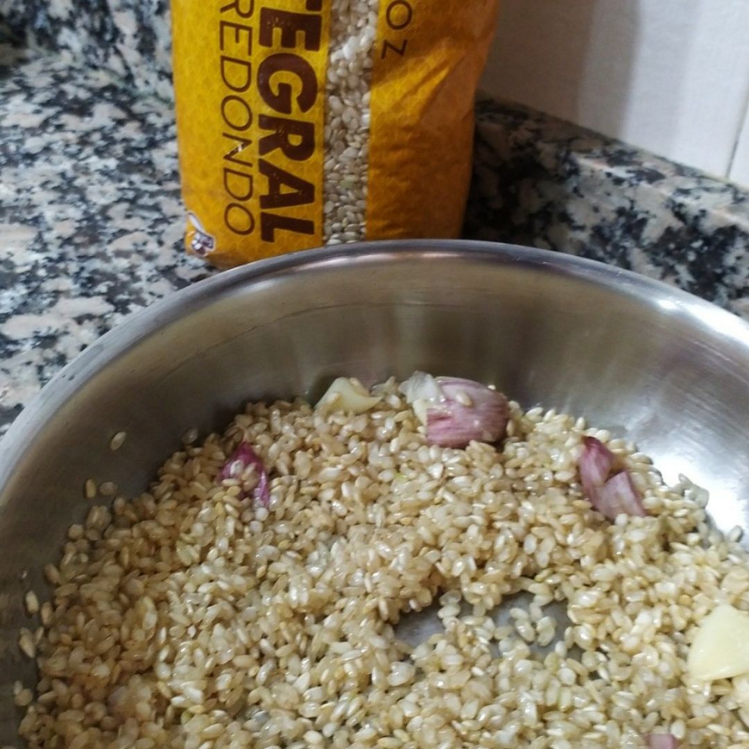 Arroz integral con escombros Paso 0 Arroz integral con escombros Paso 0