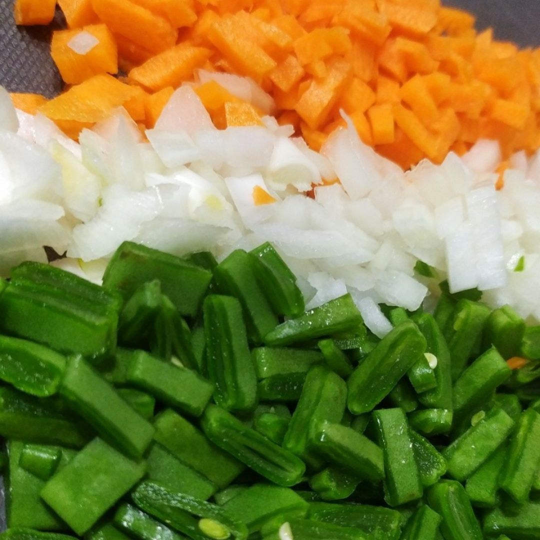 Arroz integral con escombros Paso 1 Arroz integral con escombros Paso 1