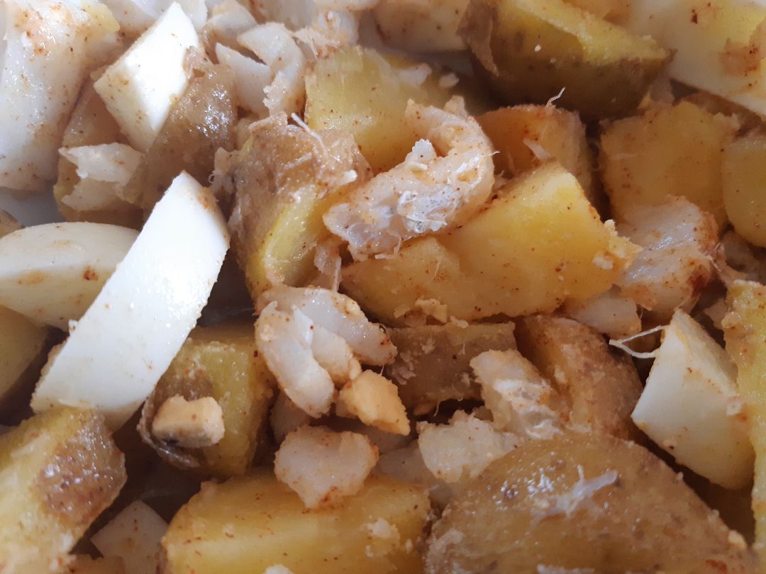 Ensalada templada de bacalao Ensalada templada de bacalao