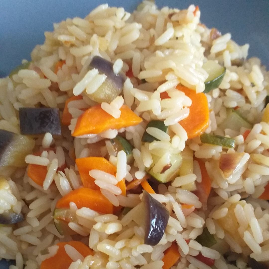 Arroz con verduras Arroz con verduras