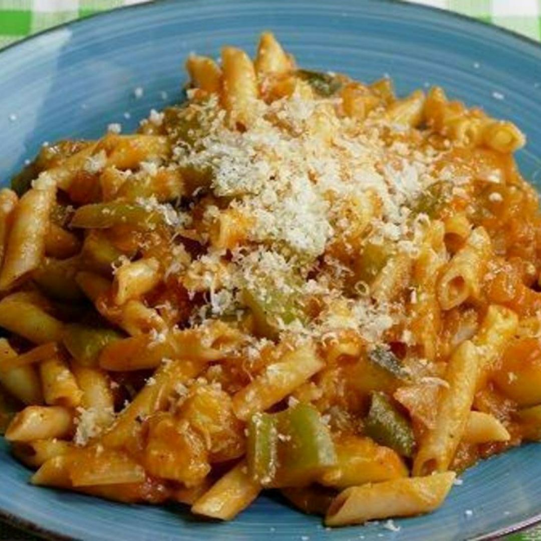 Macarrones con verdura