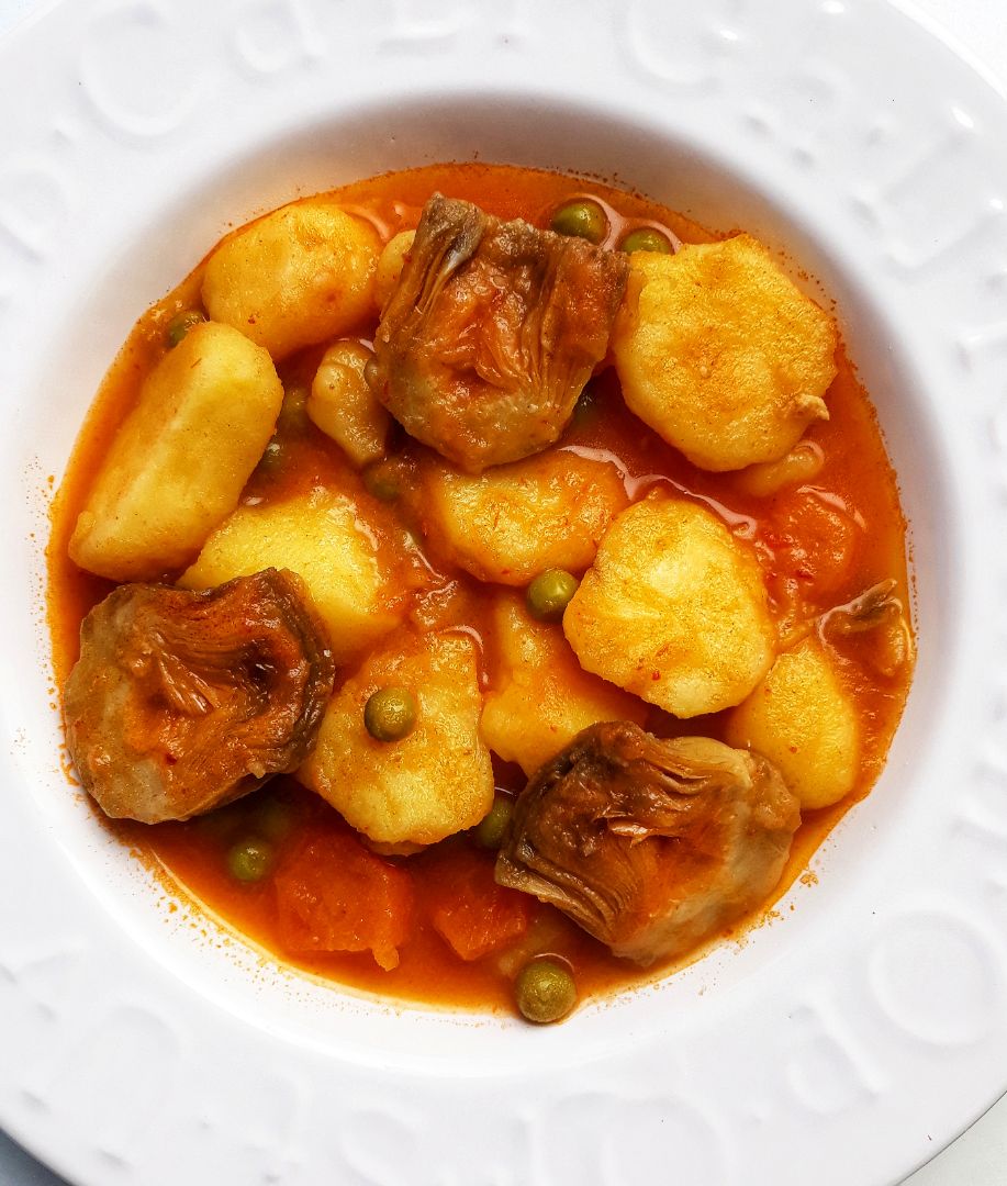 🌱GUISO DE PATATAS Y ALCACHOFAS 🌱 🌱GUISO DE PATATAS Y ALCACHOFAS 🌱