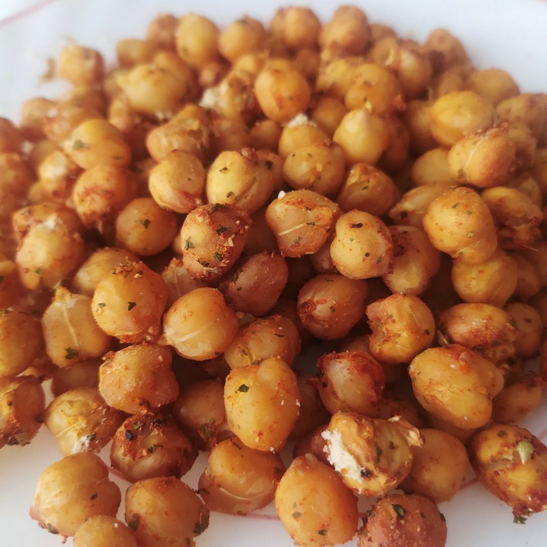 Garbanzos especiados en Airfryer