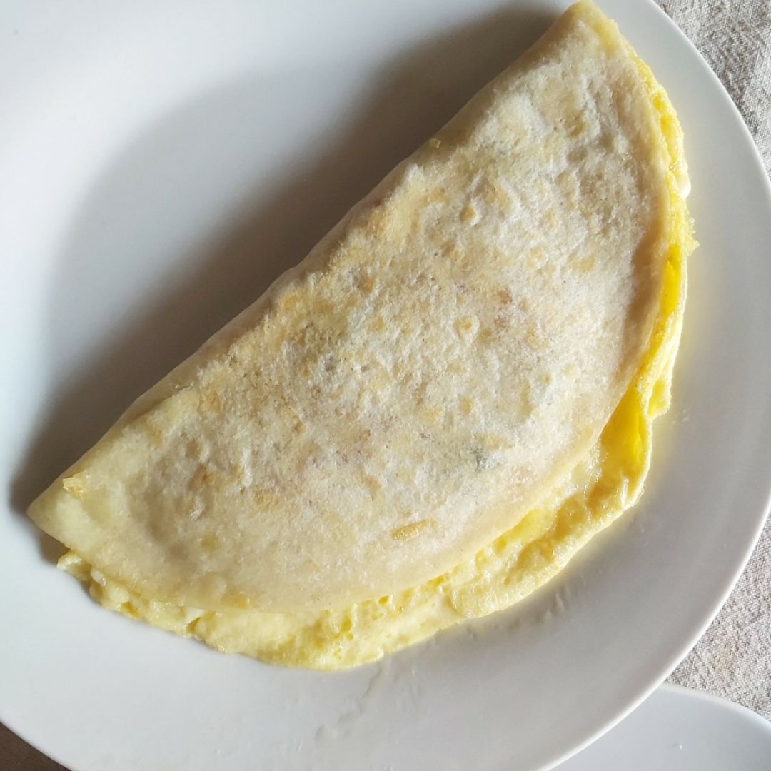 Quesadilla de tortilla con pimiento Quesadilla de tortilla con pimiento
