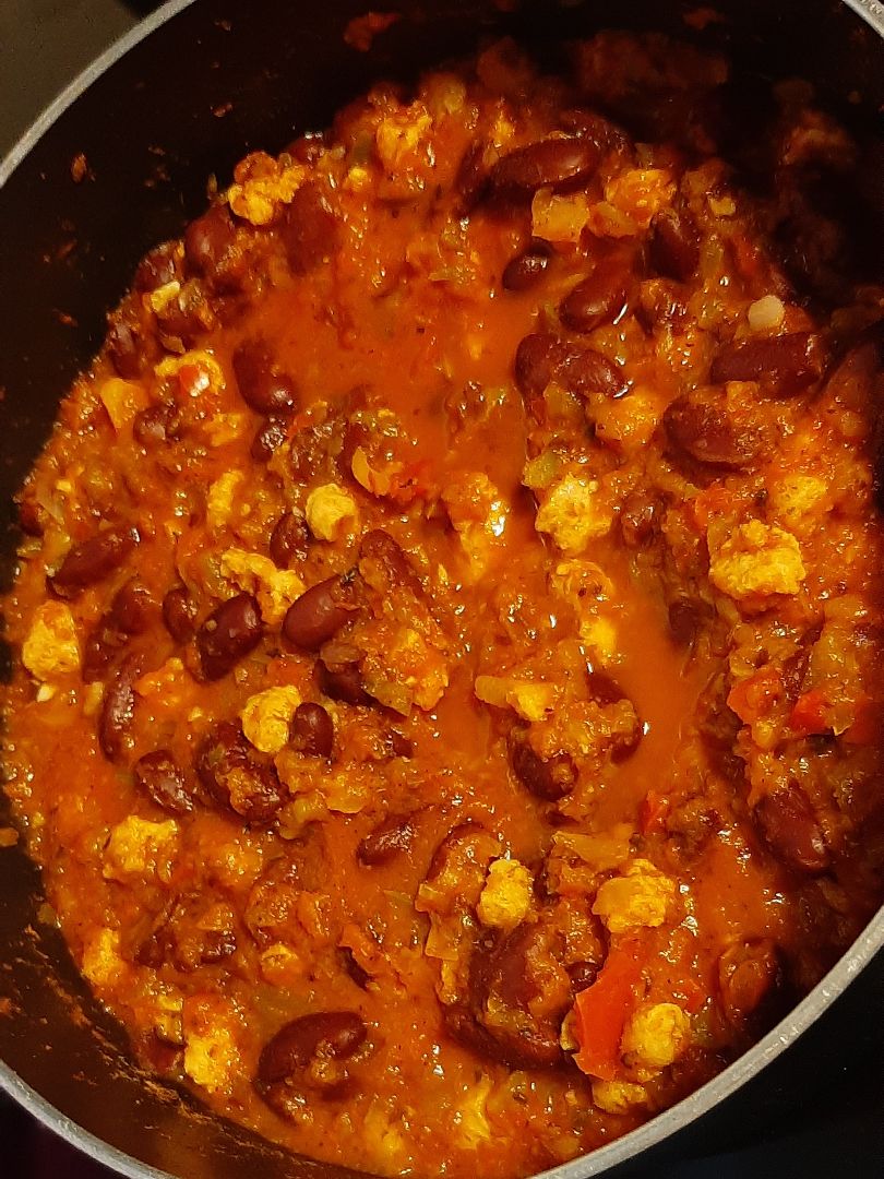 Chili vegano con soja texturizada Paso 3 Chili vegano con soja texturizada Paso 3