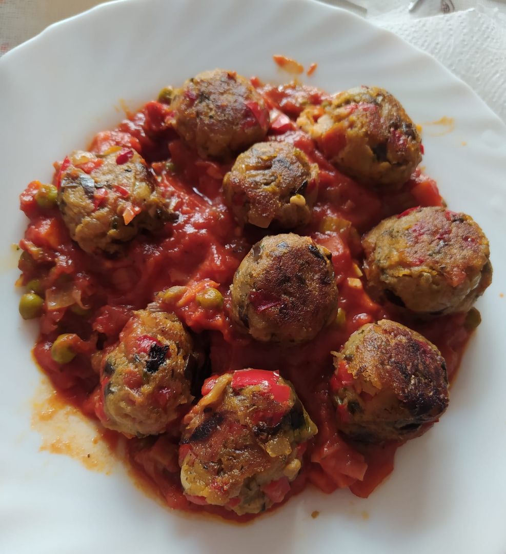 Albóndigas de berenjena Albóndigas de berenjena