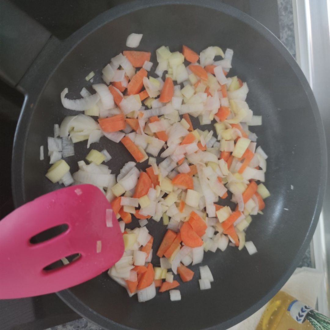 Arroz con ternera y berenjena. Paso 0 Arroz con ternera y berenjena. Paso 0
