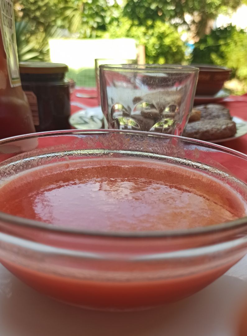 Gazpacho de sandía Gazpacho de sandía