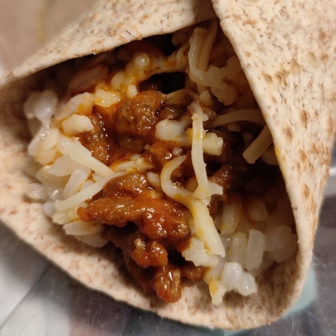 Burritos de arroz y carne🌯