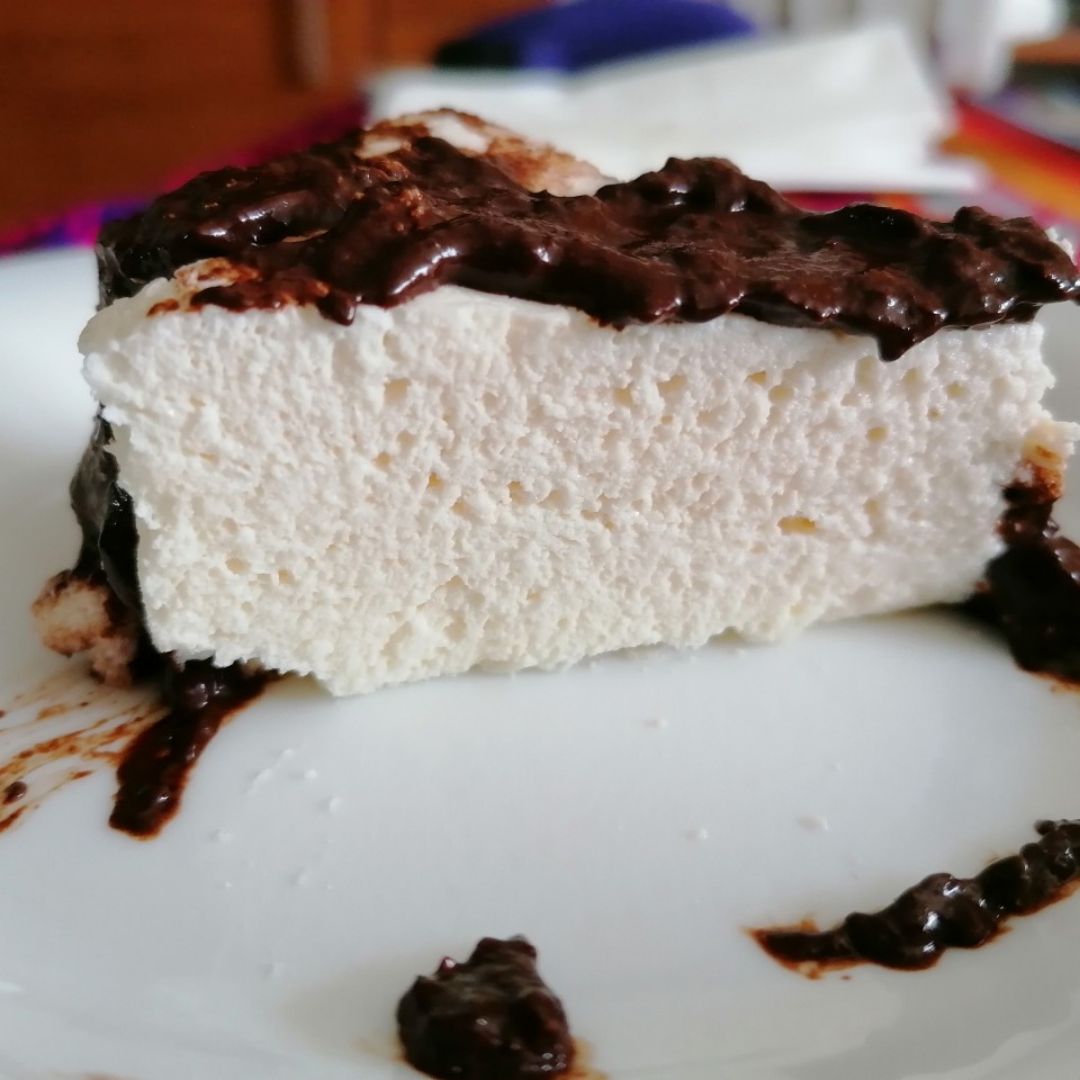 Tarta de queso sin azúcar ni horno Tarta de queso sin azúcar ni horno